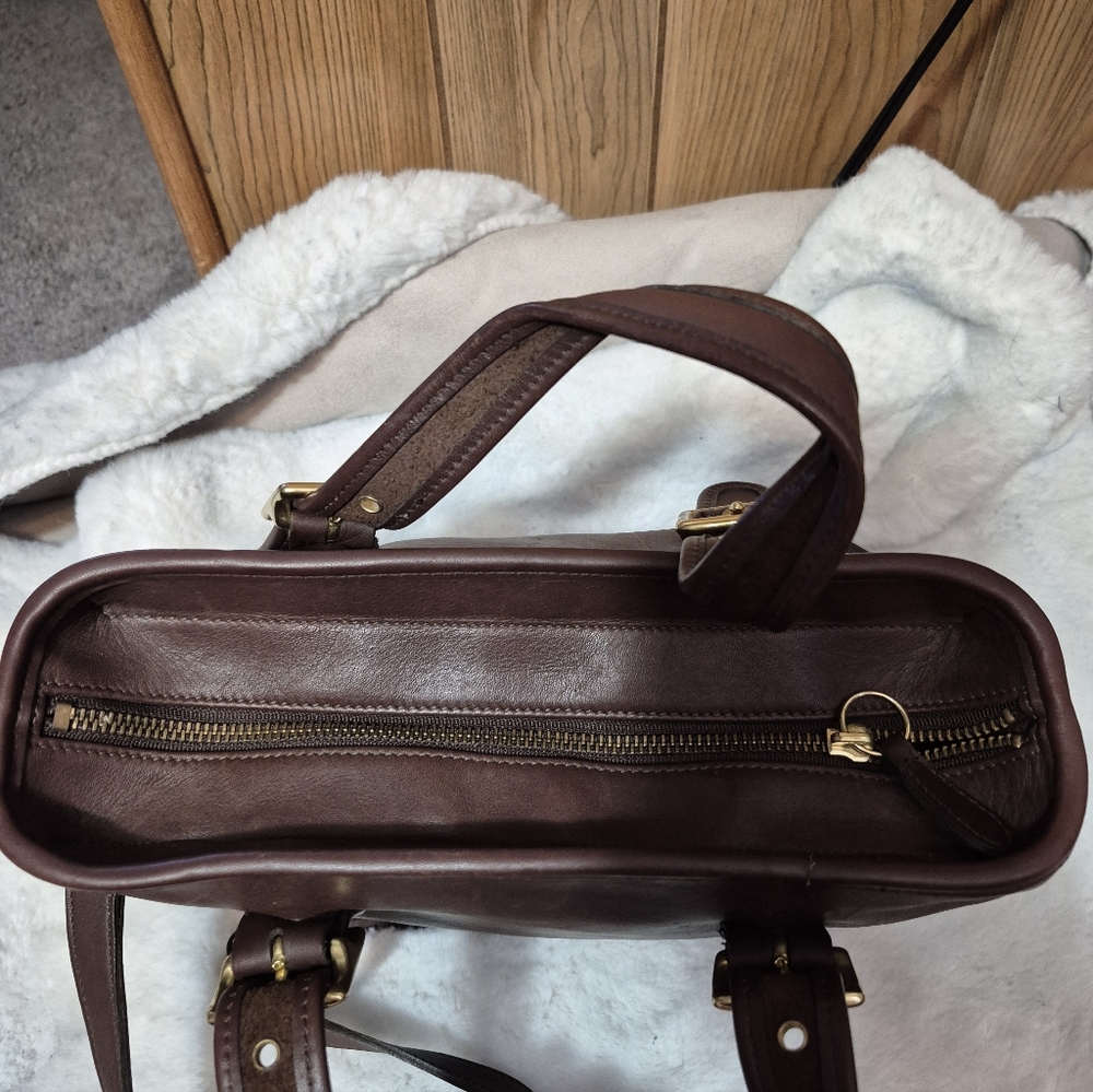 Vintage Coach Mahogany Legacy Satchel 9063 Bag - Picture 5 of 7